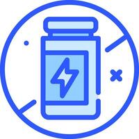 A bottle of pills with a lightning bolt on it vector