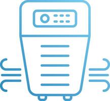 Air purifier icon vector