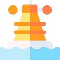 A ship with a sail on top of the water vector
