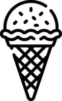 Ice cream icon vector