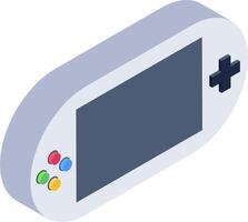 An illustration of a game console vector