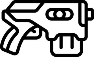A gun icon on a white background vector