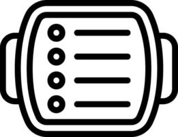 A black and white icon of a watch vector