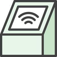 A wifi icon on a white background vector