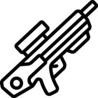A gun icon on a white background vector