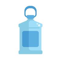 Big bottle of water with handle and blank label for your design vector