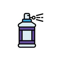 a spray bottle with a spray nozzle on it vector