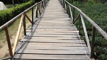wooden bridge structure pattern texture detailed photo