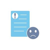 complaint concept line icon. Simple element illustration. complaint concept outline symbol design. vector