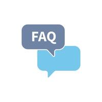 faq concept line icon. Simple element illustration. faq concept outline symbol design. vector