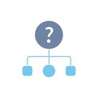 inquiry concept line icon. Simple element illustration. inquiry concept outline symbol design. vector