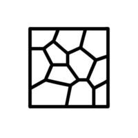 a black and white image of a square with a pattern vector
