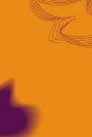 Abstract Orange Wavy Lines Graphic Design Cover vector