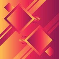 Abstract orange geometrical background vector