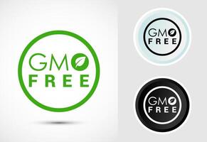 GMO Free Product Icon, Icon For Web and mobile application vector