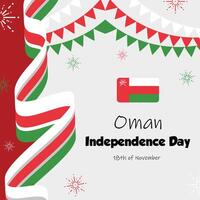 Omar independence day background vector
