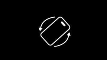 Animation Your Phone to Landscape Rotation for Better Experience. Transform Your User Experience with our Rotate Your Phone Animation 4k video