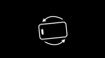 Animation Your Phone to Landscape Rotation for Better Experience. Transform Your User Experience with our Rotate Your Phone Animation 4k video