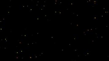 Holyday star dust trail spiral particle effect animation. video