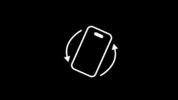Animation Your Phone to Landscape Rotation for Better Experience. Transform Your User Experience with our Rotate Your Phone Animation 4k video