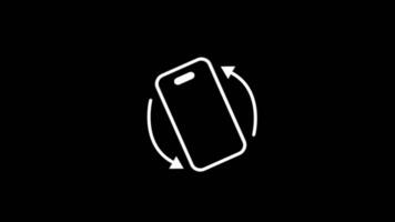 Animation Your Phone to Landscape Rotation for Better Experience. Transform Your User Experience with our Rotate Your Phone Animation 4k video