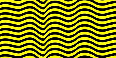 Yellow and black lines with a black background vector