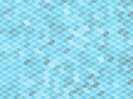 The blue gradation pattern with hexagonal shape that looks 3D dimensioned vector