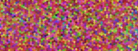Abstract design background with multicolored hexagon shapes vector
