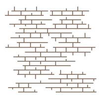 Brick texture. Masonry elements of brick blocks. Brickwork pattern. Brick wall of the house. vector