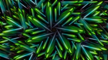 abstrato Estrela forma multicolorido psicodélico hipnótico tecnologia vj ciclo fundo. 3d desatado ciclo movimento ilusão gráficos para música etapa transição, shows, retrô, hitech. video