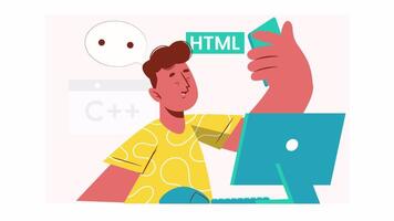 Bloggers Animated Scene video