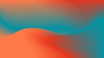 orange green abstract gradient background design vector