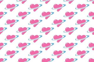 Love seamless pattern background template vector