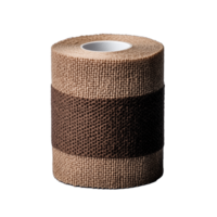Brown and Beige Roll of Medical Bandage on Display png
