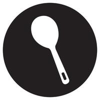 rice spoon icon design vector
