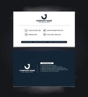 Minimal Business Card Design. modern business card templates. Stationery design vector
