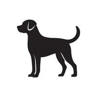 Minimalist Dog Shape for Branding and Logos vector