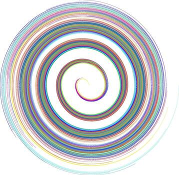 abstract background with blue and concentric circles vector