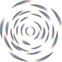 abstract background with blue and colors concentric circles vector