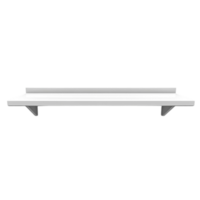 White Shelf on Transparent Background png