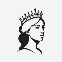 Find Free Queen Silhouette Icon Design Templates vector
