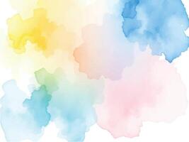 Soft Pastel Watercolor Gradient Background vector