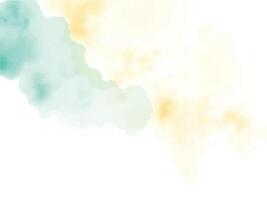 Minimalist watercolor artwork with soft green and yellow tones, perfect for serene and nature-inspired designs or creative backgrounds. vector