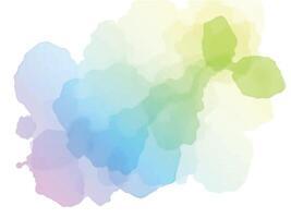 Rainbow Watercolor Gradient with Blobs vector