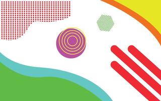 Color fun abstract Background design vector
