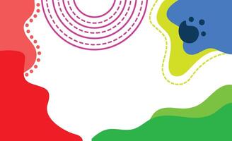 Abstract Background Simple flat design vector
