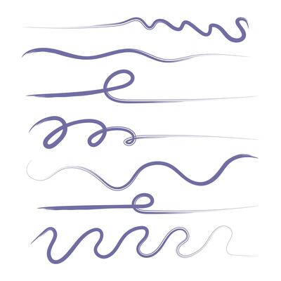 Strokes and Paint. An Abstract Representation of Colorful Lines in Dynamic Style