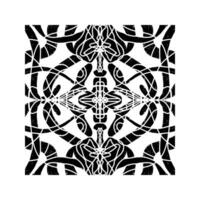 a black and white design with a pattern vector