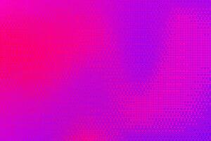 Purple pixel pattern background. Pink bitmap gradient texture. Dotted game retro color gradation. Abstract noisy and grainy halftone wallpaper. Mosaic bright bg vector
