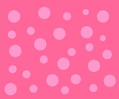 A pink background with white polka dots vector